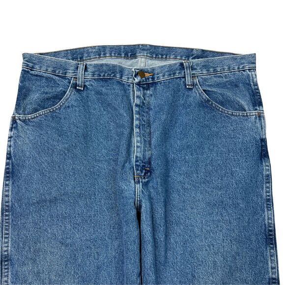 Rustler VTG Y2K Regular Fit Straight Leg Jeans Denim Stonewash Mens 40x32 - Picture 3 of 6